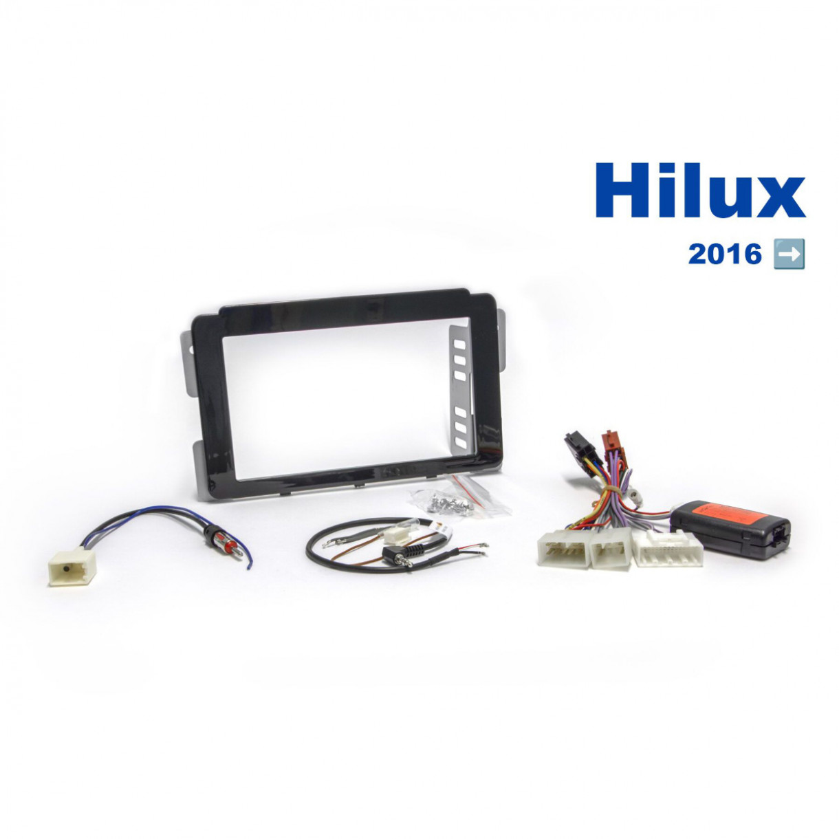 AH-KIT-TOY12 Toyota Hilux 2016-> 2-DIN soittimen asennussarja