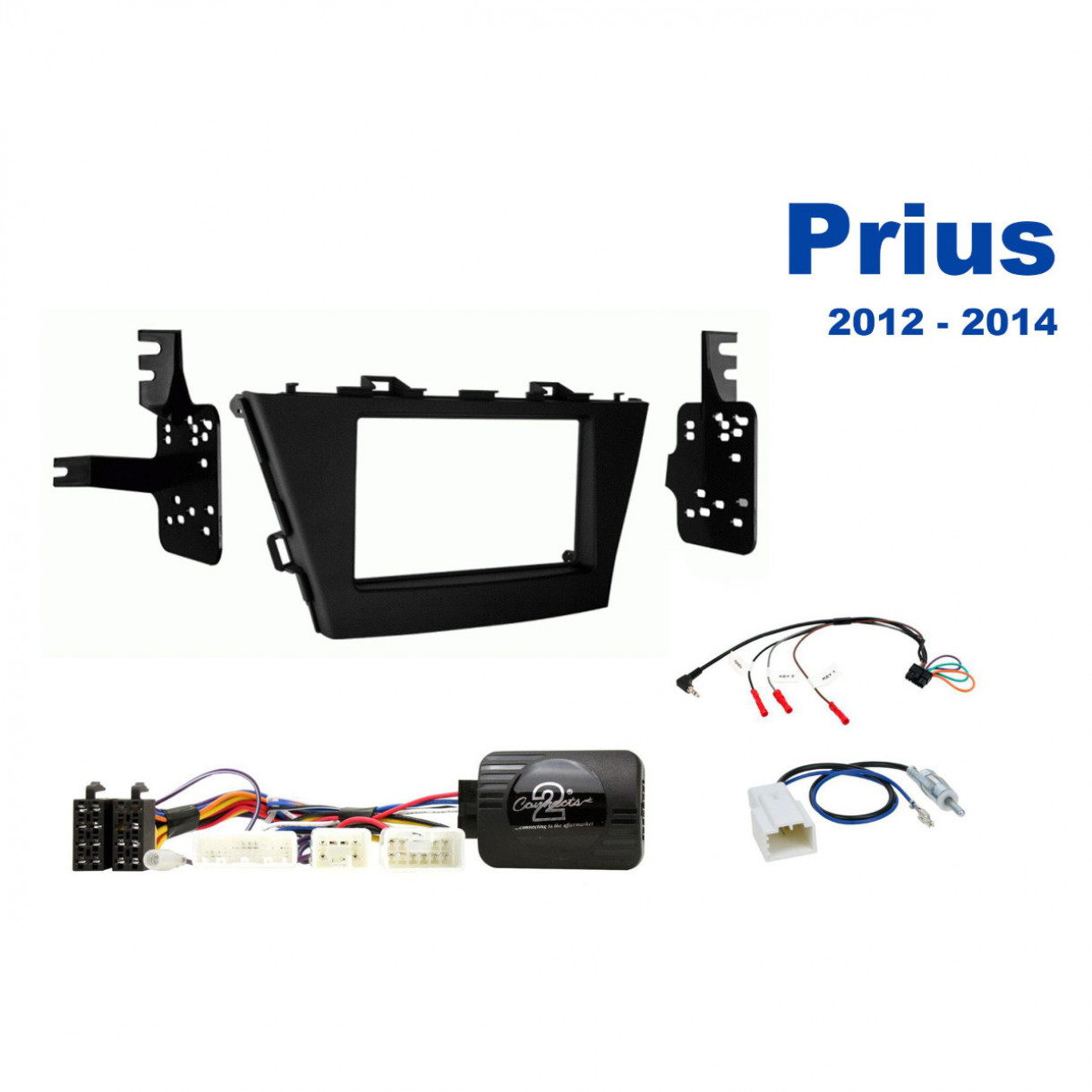 AH-KIT-TOY16 Prius 12-14 2-DIN soittimen asennussarja