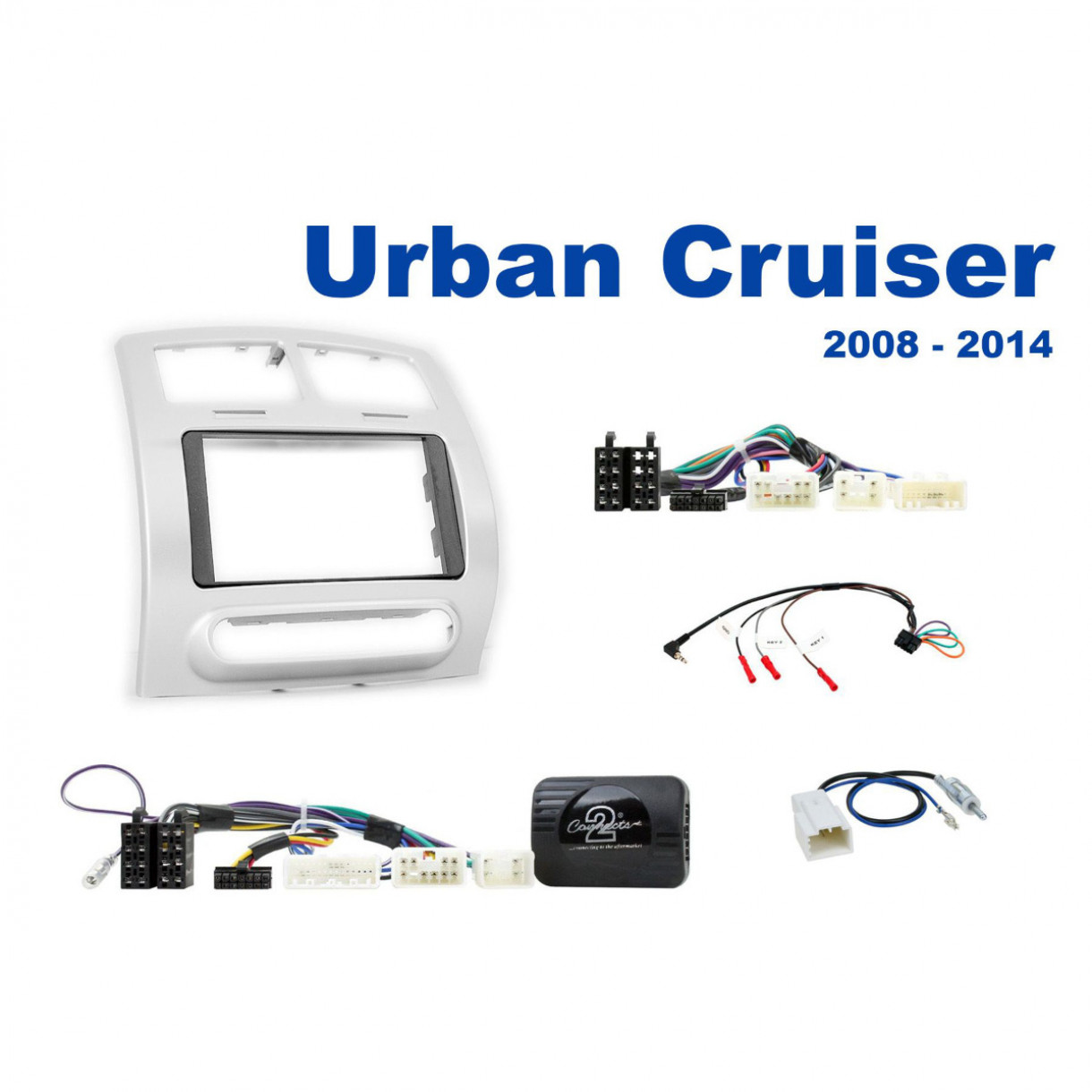 AH-KIT-TOY21 Urban Cruiser 08-14 2-DIN soittimen asennussarja