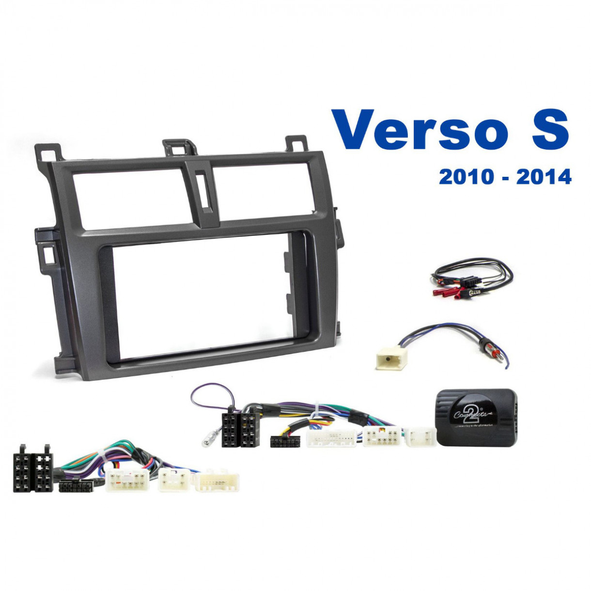 AH-KIT-TOY23 Toyota Verso S 10-14 2-DIN soittimen asennussarja