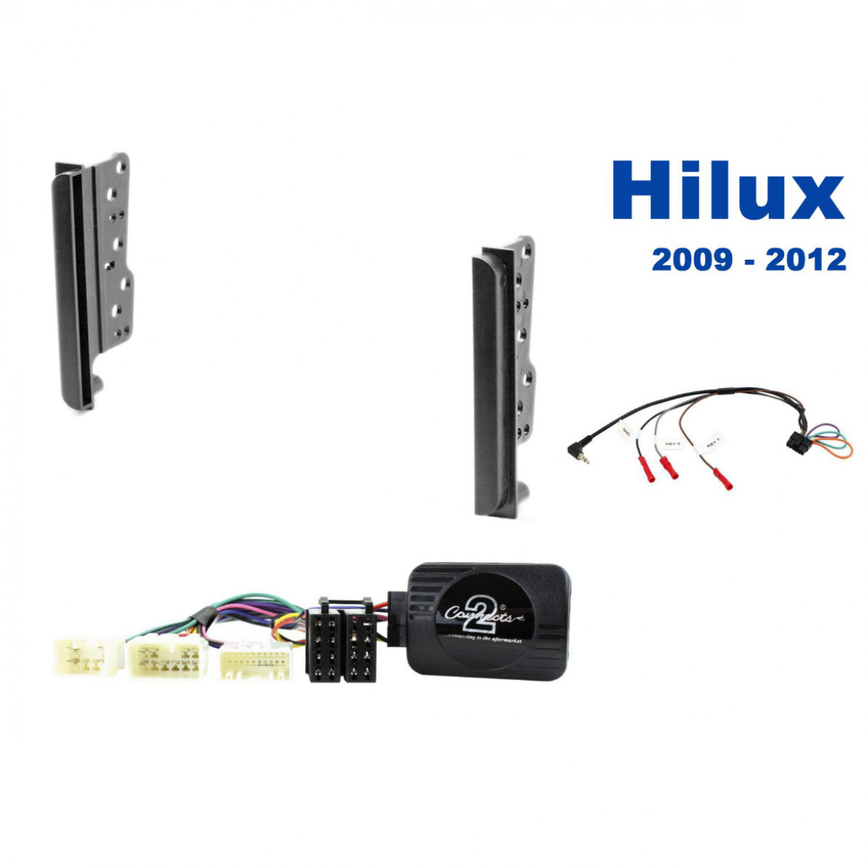 AH-KIT-TOY27 Toyota Hilux 09-12 2-DIN soittimen asennussarja