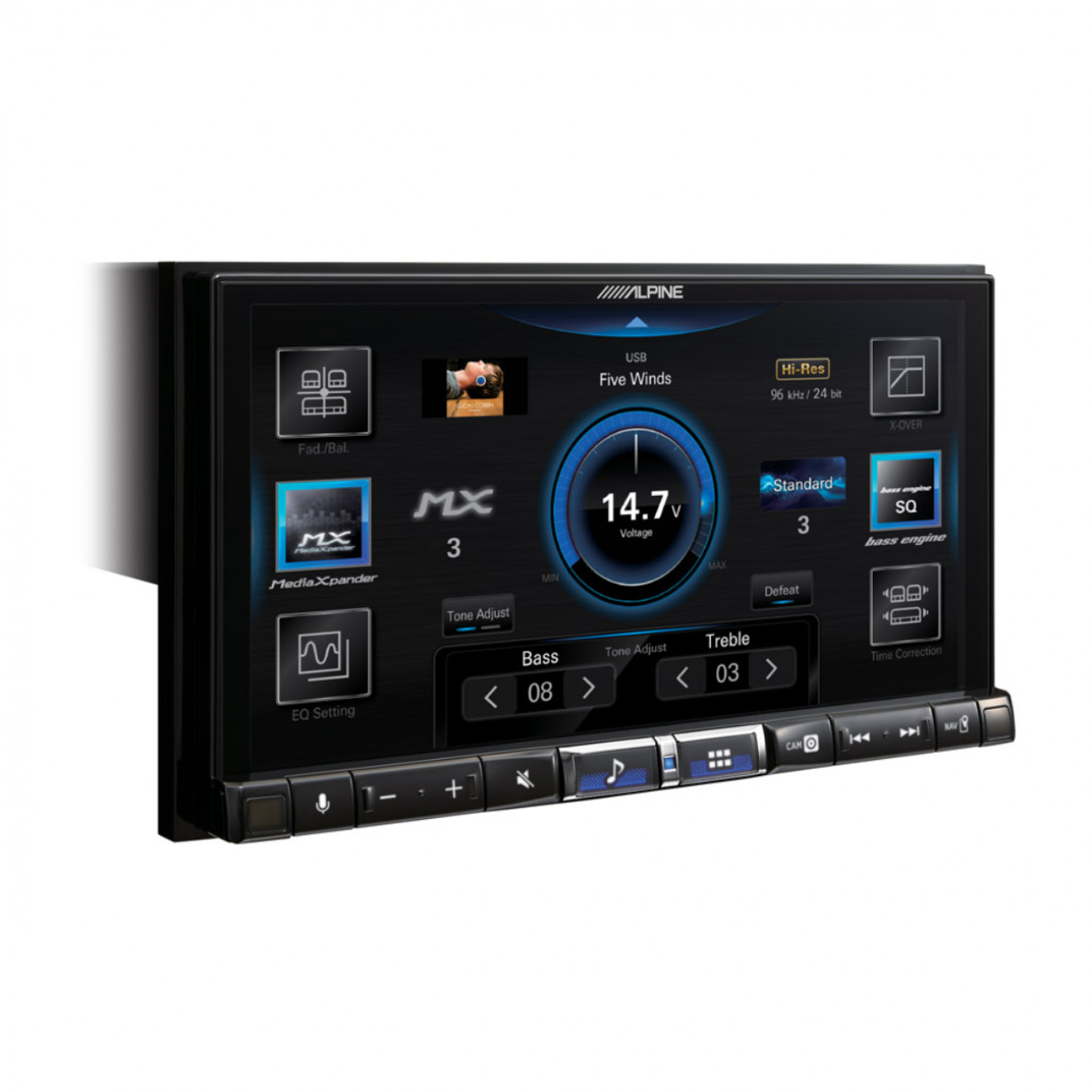 Alpine ILX-705DM 2-DIN mediasoitin Alpine ILX-705DM 2-DIN mediasoitin