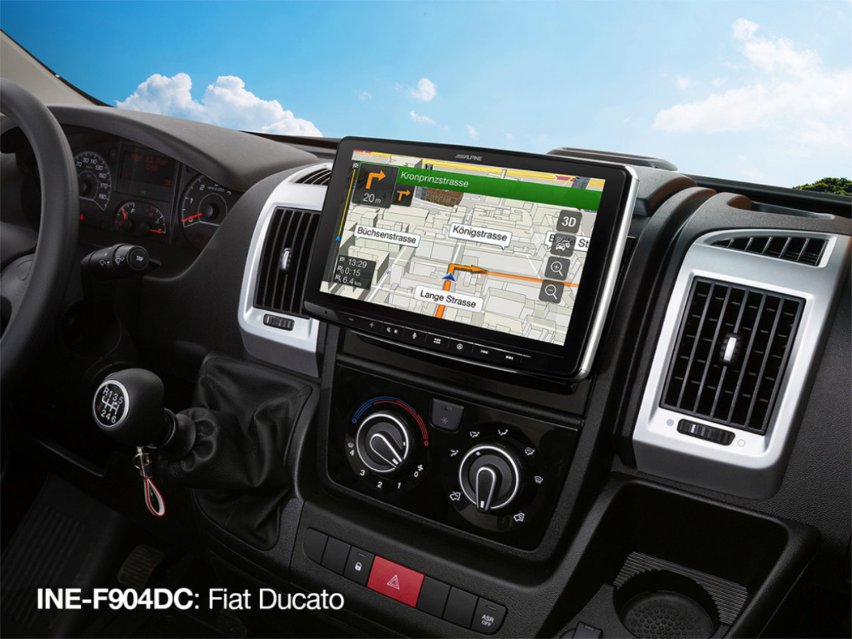Alpine INE-F904DC-DU8 Fiat Ducato 8 soitinpaketti Alpine INE-F904DC-DU8 Fiat Ducato 8 soitinpaketti