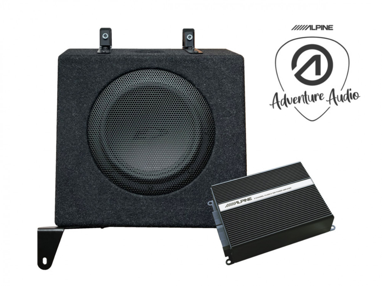 Alpine SPC-W84ATRA7-2 Ford Transit DSP-vahvistin ja subwoofer