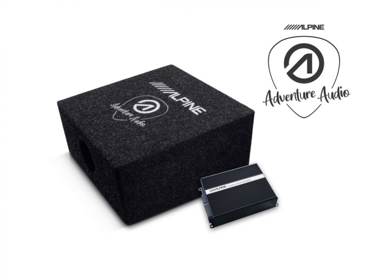 Alpine SPC-W84ACRA2-2 subwoofer ja DSP-vahvistin VW Crafteriin