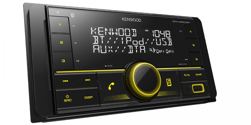Kenwood DPX-M3300BT 2-DIN autosoitin 