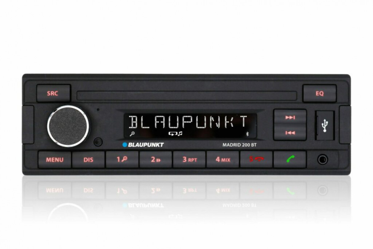 Blaupunkt Madrid 200BT 1-DIN Bluetooth -soitin Blaupunkt Madrid 200BT 1-DIN Bluetooth -soitin