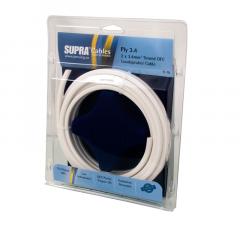 Supra Ply 2x2.0mm2 kaiutinjohto, 5m paketti Supra Ply 2x2.0mm2 kaiutinjohto, 5m paketti