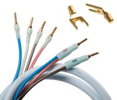 Supra Quadrax 4x2.0mm2 Bi-Wire 2x3m Supra Quadrax 4x2.0mm2 Bi-Wire 2x3m