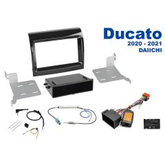 AH-KIT-FIAT05 Ducato 20-21 1-2 DIN soittimen asennussarja