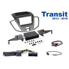 AH-KIT-FORD06 Ford Transit 13-18 1-2 DIN soittimen asennussarja