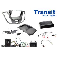 AH-KIT-FORD13 Ford Transit 13-18 1-2 DIN soittimen asennussarja