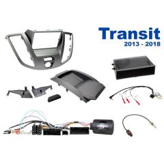 AH-KIT-FORD14 Ford Transit 13-18 1-2 DIN soittimen asennussarja