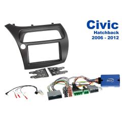 AH-KIT-HONDA02 Civic 06-12 2-DIN soittimen asennussarja