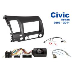 AH-KIT-HONDA04 Honda Civic 06-11 2-DIN soittimen asennussarja