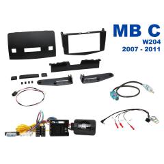 AH-KIT-MB05 MB C 07-11 2-DIN soittimen asennussarja