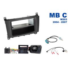 AH-KIT-MB11 MB W203 04-07 1-2 DIN soittimen asennussarja