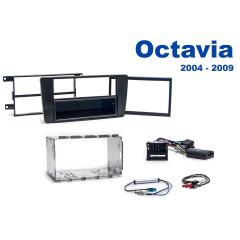 AH-KIT-SKO02 Skoda Octavia 04-09 1-2 DIN installation kit