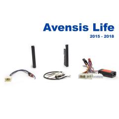 AH-KIT-TOY06 Toyota Avensis T270 15-18 2-DIN soittimen asennussarja