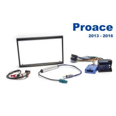 AH-KIT-TOY17 Toyota Proace 13-16 2-DIN soittimen asennussarja