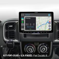Alpine ILX-F905D-DU8 Fiat Ducato 8 Halo9 soitin